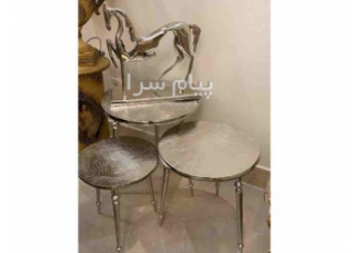 تولید میز عسلی ۳ سایز الومینیومی