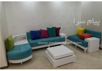 مبل ال ربکا در تهران مبل ال ربکا مبل ال ربکا 8 نفره می باشد دارای 2 عدد