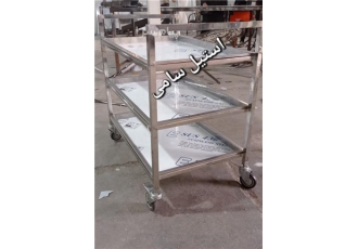 ارائه ترولی حمل غذا استیل
