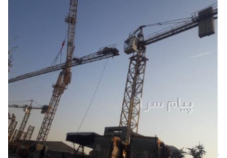 تاورکرین ۶ تن فرانسوی مارک potainمدل f۱۵۱۵ در کرج یک دستگاه تاورکرین 6
