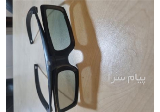 عینک سه بعدی سونی دوتا عینک تلویزیون سونی اصلی شاسی خاموش وروشن داره