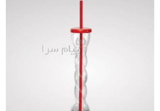 ظرف شیک نوتلا طرح آرت 350cc(رویال پلاستیک)