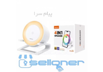 اسپیکر بلوتوثی و شارژر وایرلس recci مدل RSK W۲۸ در مشهد ابعاد 5