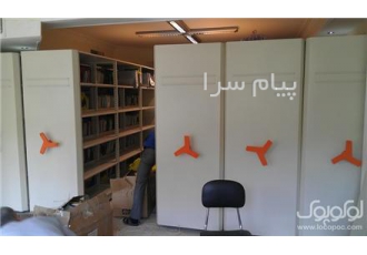 سیستم کتابخانه ریلی /قفسه انبار ریلی در تهران کارسیس صنعت متخصص