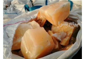 نمک پرتقالی نمک نارنجی سنگ نمک صادراتی در گرمسار انواع سنگ نمک