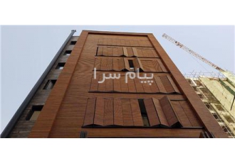 اجرا و نصب نمای چوبی و بازسازی و ترمیم رنگ نمای چوبی در تهران اجرای