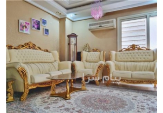 فروش مبلمان 7 نفره استیل راحتی بسیار تمیز و ۳میزجلومبلی