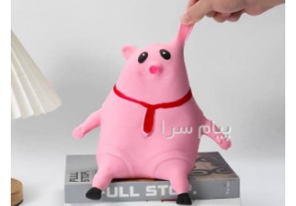 فیجت ضد استرس مدل خوک شنی در تهران فیجت خوک شنی صورتی Pink sandpig