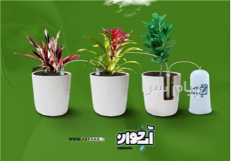 آبیاری هوشمند و خودکار گیاهان آپارتمانی با آبخوان در شیراز آبخوان