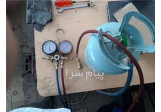 آموزش شارژتست عیب یابی کولر خودرو در تهران آموزشگاه فنی وحرفه ای نشان