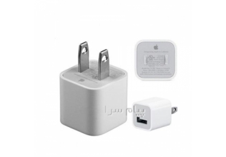 آداپتور ۵ ولت ۱ آمپر سفید مربعی USB گیلکامپ در رشت آداپتور 5 ولت 1