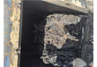 فروش زغال کبابی در ورامین حدود پانصد کیلو زغال کبابی تهیه شده از شاخه