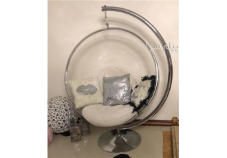 تاب شیشه ای یکنفره تاب ریلکسی لوکس مدل شیشه ای تحمل وزن 120 کیلو گرم