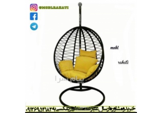 تاب راحتی گرد در تهران فریم صندلی فلزی بافت نخ قیطان جنس پارچه مازراتی