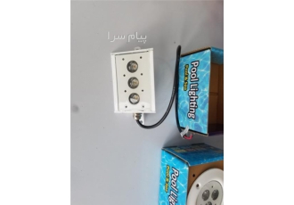 چراغ کنجی ۹ وات در تهران 9 وات فول کالر rgb قابلیت نصب روکار و بسیار