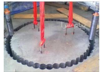 کرگیری بتن در کرج کرگیری سوراخ کاری بتن تا 3 متر و قطر 40 سانتیمتر