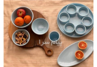 ظروف هفت سین دست ساز سرامیکی (کاسه و پیاله) در تهران ظروف هفت سین دست