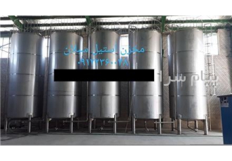 مخازن استیل سه جداره پروسس تانک شیرمخزن سبلان در تهران خریدار