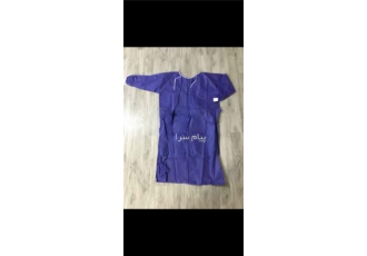 گان جراح در تهران فروش گان جراح سر استین 5 سانت کش بافت 38 گرم و 30 گرم