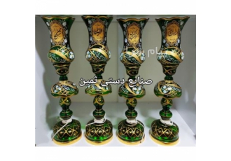 تولیدی شمعدان هیئتی لاله مذهبی کنار منبری برنجی در تهران با افتخار