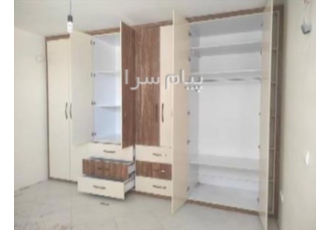 ساخت کمد دیواری اپارتمان در اصفهان ساخت کمد اپارتمانی ریلی به صرفه زیبا