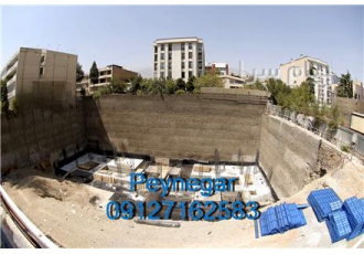 تخریب   سازه نگهبان  خاکبرداری   خرپا