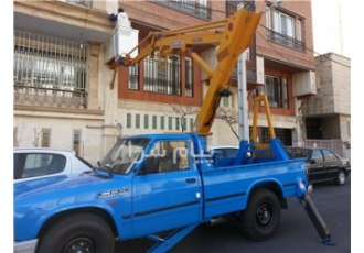 اجاره وانت بالابر جرثقیل سبددار نیسانی خاور کابیندار لجور نیسان بسکت دار جرثقیل دار کابین دار نفربر