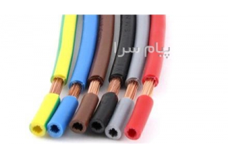 فروش عمده سیم و کابل در چالوس فروش عمده سیم های 1 5 و 2 5 سیم 1 5×2