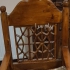 صندلی چوبی سنتی گره چین کاملا نو در تهران دوعدد صندلی چوب راش وبا رنگ