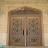 درب چوبی سنتی ورودی مسجد نمازخانه و اماکن مذهبی گره چینی صنایع چوب ساج