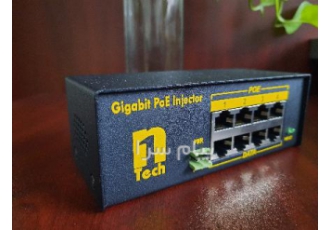 پی او ای گیگ ۴ پورت(POE) در تهران دارای 4 پورت گیگ 10 100 1000 قابلیت