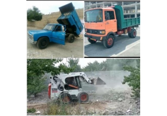 حمل نخاله باخاور و نیسان کمپرسی