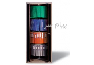 کمد بایگانی دوار دوار اویز فایل و کمد دوار کمد دوار بشقابی کمد بایگانی ریلی