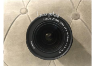 لنز canon ۱۸ ۵۵ بدون کارتن تخفیف داده میشود به مشتری واقعی همراهش دو