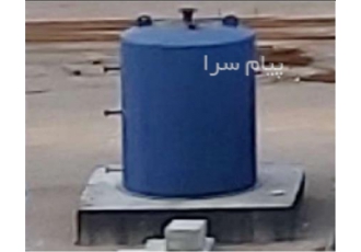 هایدروسل عمودی هایدروسل عمودی محل بندرعباس رنگ شده جنس ASTM A283 GR C