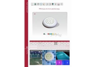 چراغ روکار استخری فلت مولتی کالر ۶ وات ۱۲ ولت Emax مدل ۶RRM در تهران