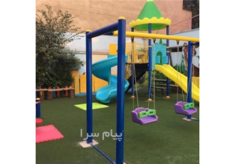فروش مجموعه تاب و سرسره پارکی مناسب مدارس