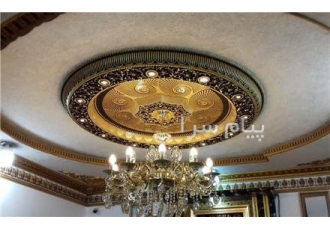 لوستر و دور لوستری در تهران لوستر دور لوستری گل سقفی کناف سنگ مصنوعی