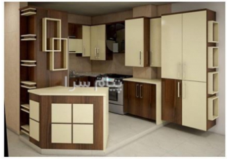 فروش کابینت آشپزخانه هایگلاس ام دی اف ممبران دکوراسیون داخلی قیمت کابینت ممبران