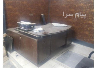 میز mdf ال شکل کشودار به شرط فوق سالم در تهران میز مدیریتی فوق العاده