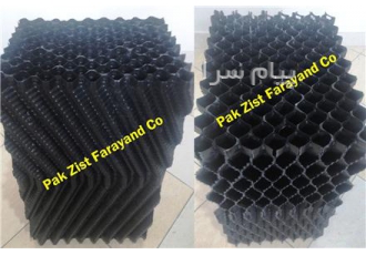 پکینگ مستغرق ثابت لانه زنبوری PVC  PP-پاک زیست فرآیند