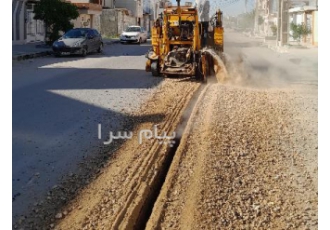 حفاری ترنچر برش آسفالت در اهواز اجرای برش آسفالت و حفاری ترنچر عرض 10