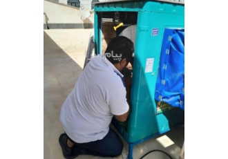 سرویس کار کولر آبی
