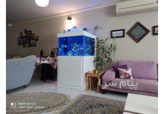 آکواریوم آبشور  و شیرین ، دیوار سبز ، گرین وال