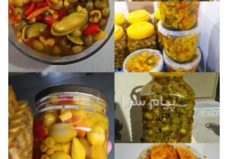 فروش انواع ترشی و خیارشور و سرکه فله