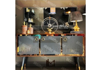 اینه و کنسول چوبی