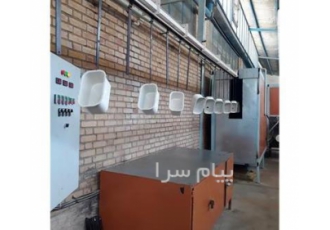 خدمات رنگ کوره ای پودری الکترواستاتیک