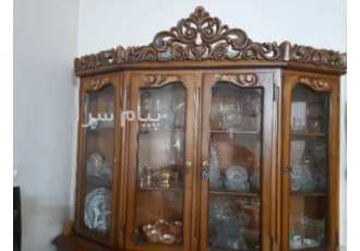 بوفه ۴ درب در تهران بوفه 4 درب سالم جادار روکش گردو بوفه 4 درب