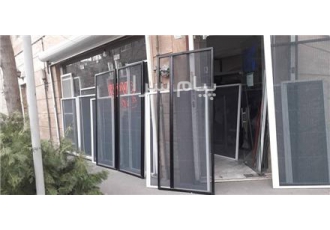 تولید و بازسازی پنجره های قدیمی UPVC یو پی وی سی ، تولید و توزیع توری جمع شونده در تهران