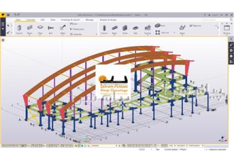 نقشه های شاپ سازه های فلزی و بتنی با تکلا Xsteel Tekla در تهران انجام